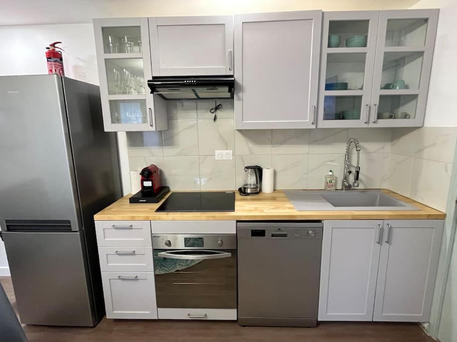 K2 - Maison 15 Min Paris Parc Expos - 3 Chambres 6 Lits Баньо Екстериор снимка